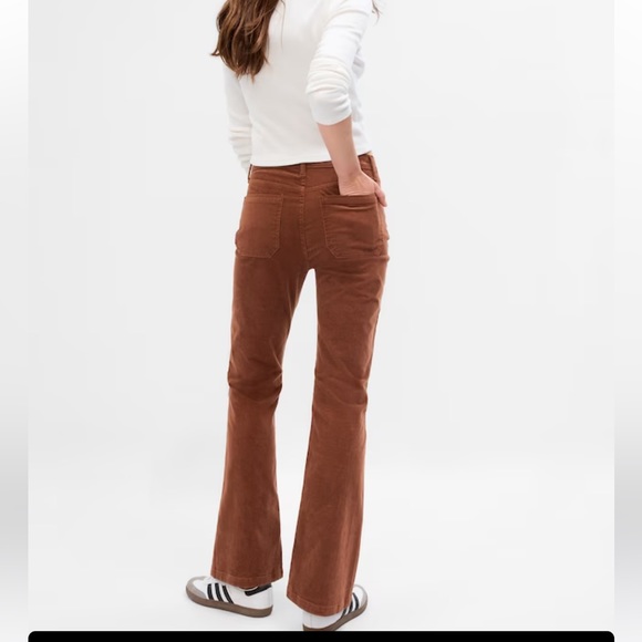 GAP Pants & Jumpsuits Gap High Rise Corduroy 7s Flare Pants With